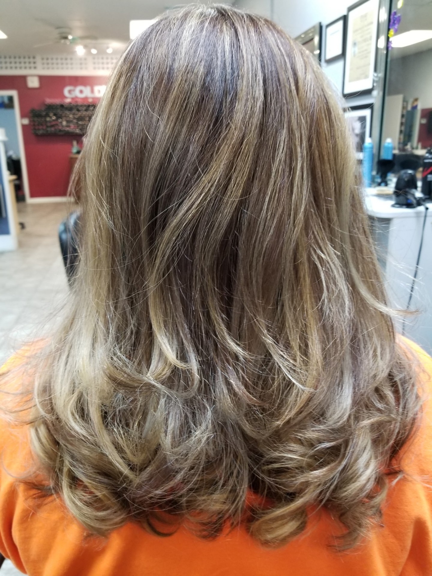 Salon work at Alpha Hair Design Hillside 10
