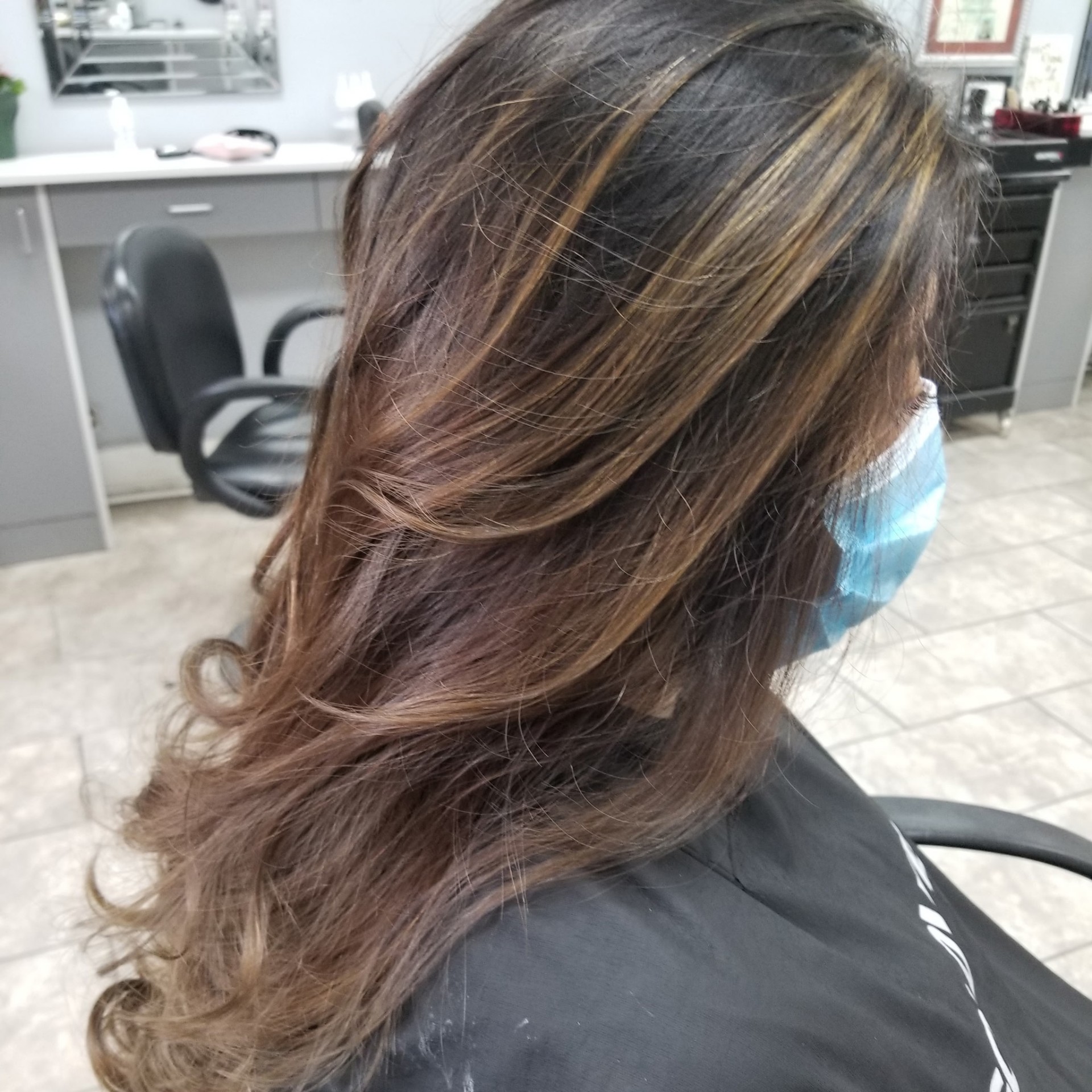 Salon work at Alpha Hair Design Hillside 12